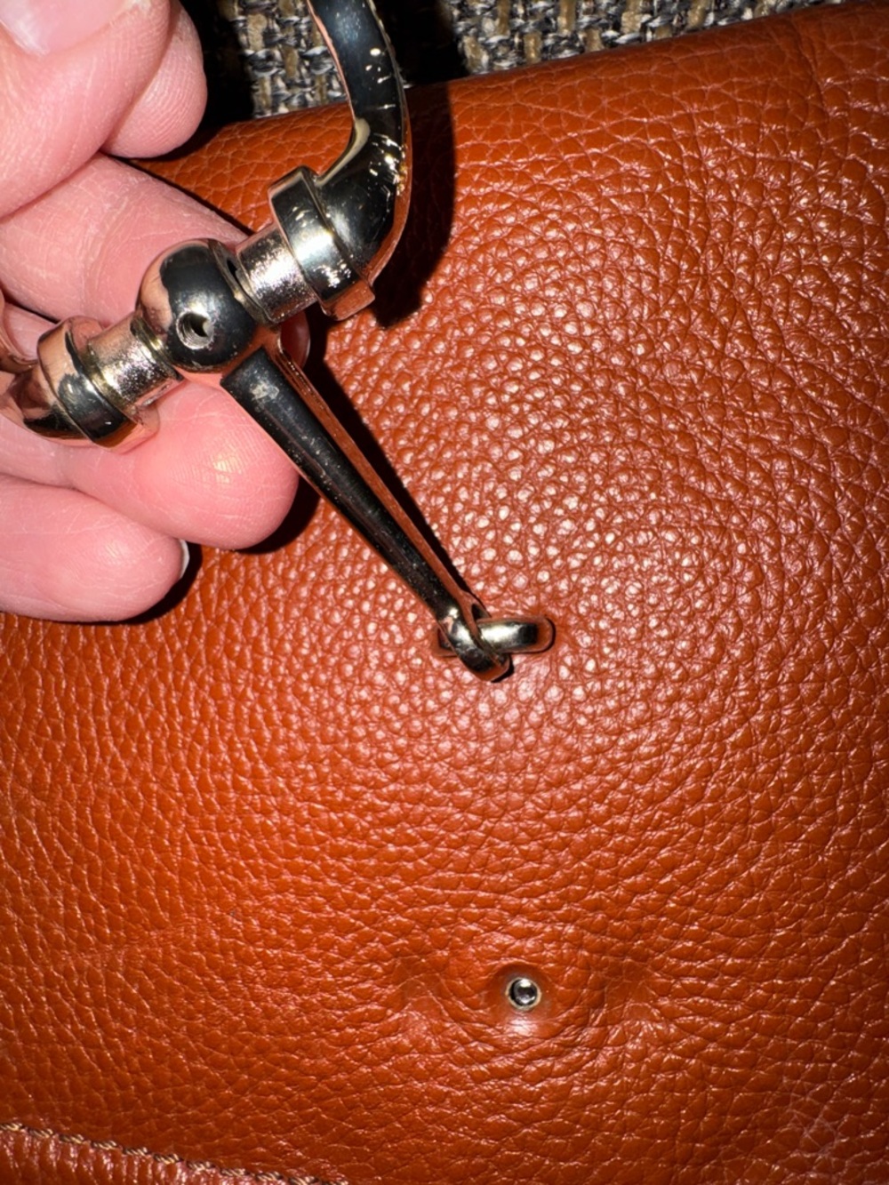 Gucci Tan-Brown GG Canvas Crossbody with Tassel Detail - Picture 7 of 14